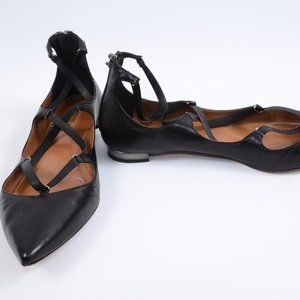 Aquazzura Mischa Black Flat
